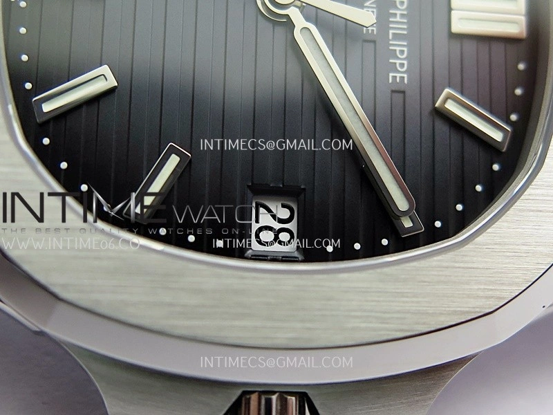 Nautilus 5711 1A SS VF 1:1 Best Edition Blue Textured Dial On SS Bracelet Super Clone 324