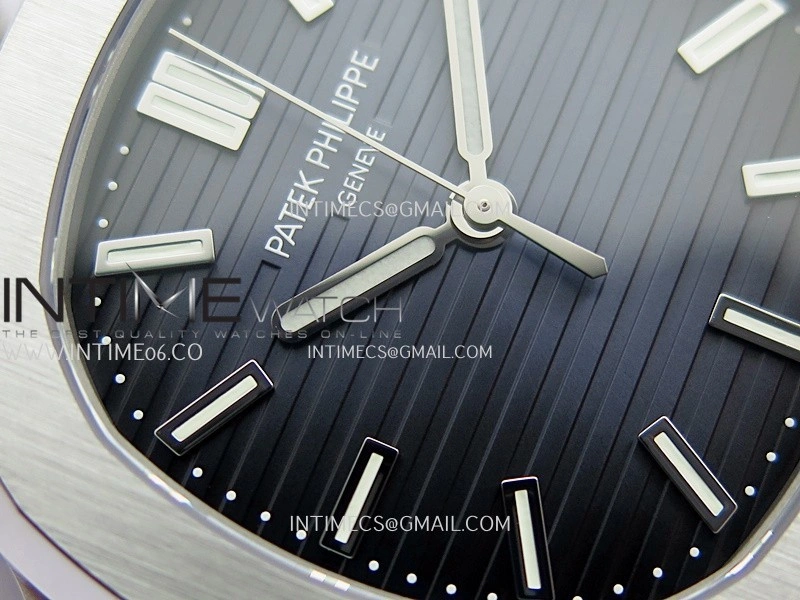 Nautilus 5711 1A SS VF 1:1 Best Edition Blue Textured Dial On SS Bracelet Super Clone 324