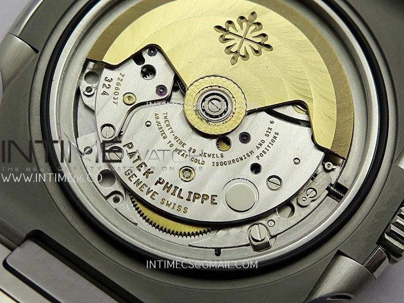 Nautilus 5711 1A SS VF 1:1 Best Edition Blue Textured Dial On SS Bracelet Super Clone 324