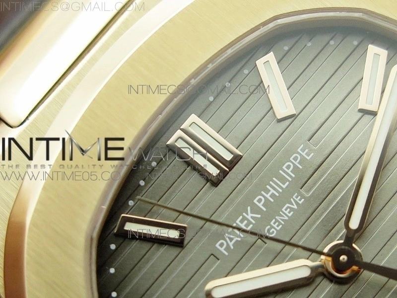 Nautilus 5711 1R PPF V4 1:1 Best Edition Brown Textured Dial on Brown Leather Strap 324CS