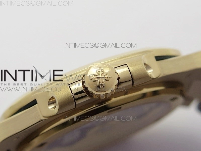 Nautilus 5711 1R PPF V4 1:1 Best Edition Brown Textured Dial on Brown Leather Strap 324CS
