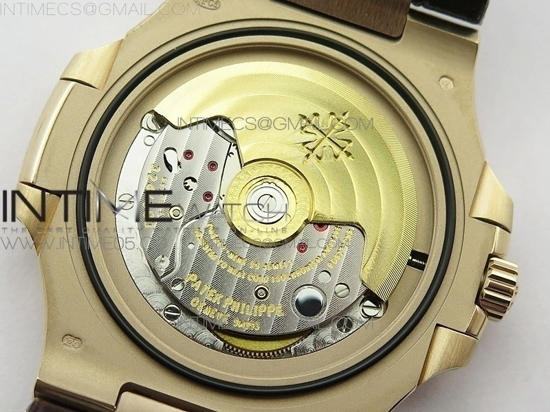 Nautilus 5711 1R PPF V4 1:1 Best Edition Brown Textured Dial on Brown Leather Strap 324CS