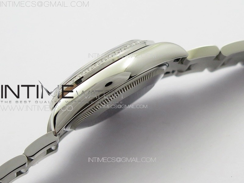 DateJust 31mm 72610 Crystals Bezel SS APSF Best Edition Blue Flowers Crystals Dial on Oyster Bracelet A2824