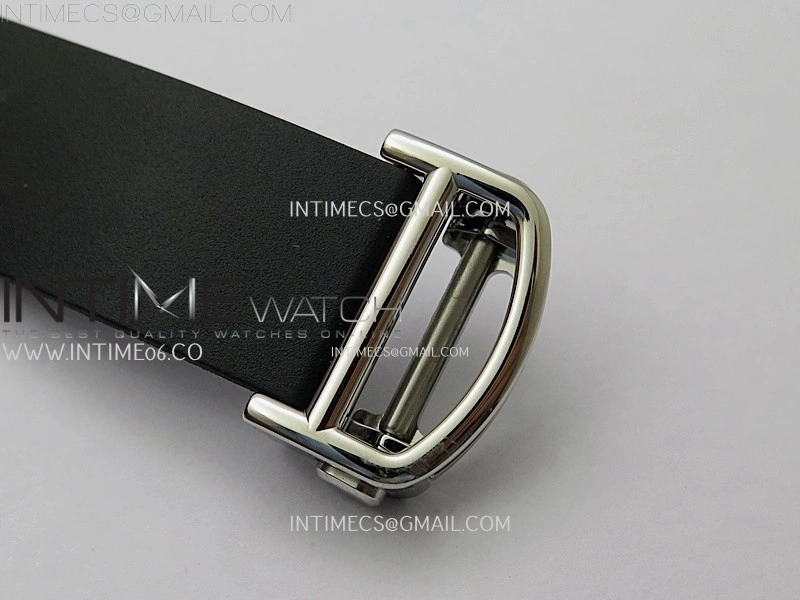 Santos de Cartier 40mm PVD BVF 1:1 Best Edition Black Dial on Rubber Strap MIYOTA 9019