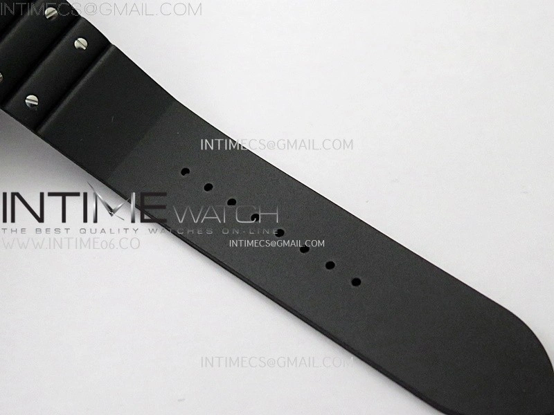Santos de Cartier 40mm PVD BVF 1:1 Best Edition Black Dial on Rubber Strap MIYOTA 9019