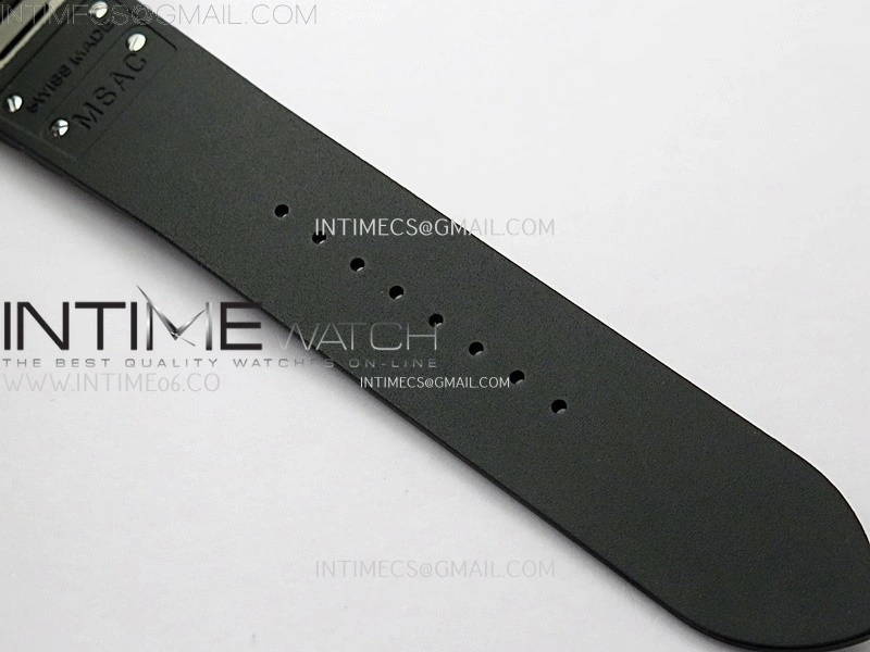 Santos de Cartier 40mm PVD BVF 1:1 Best Edition Black Dial on Rubber Strap MIYOTA 9019