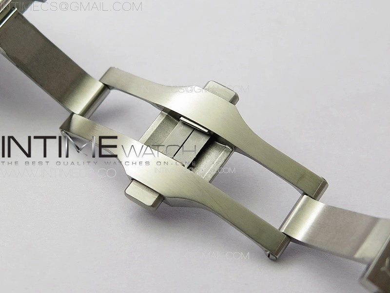 Santos de Cartier 40mm SS Cer GF 1:1 Best Edition White Dial on SS Bracelet MIYOTA 9015