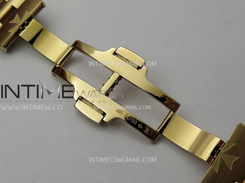 Overseas 4520V RG V2 ZF 1:1 Best Edition Silver Dial On RG Bracelet Super Clone A5100