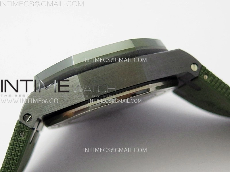 Royal Oak Offshore 44mm Green Ceramic TKF Best Edition Green Dial on Green Rubber Strap A3126