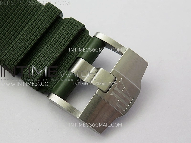 Royal Oak Offshore 44mm Green Ceramic TKF Best Edition Green Dial on Green Rubber Strap A3126