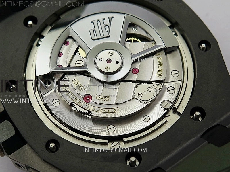 Royal Oak Offshore 44mm Green Ceramic TKF Best Edition Green Dial on Green Rubber Strap A3126