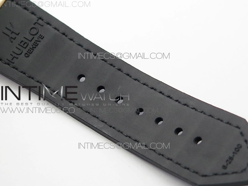 Classic Fusion 42mm RG Paved Diamonds Bezel B50F Blue Dial On Blue Gummy Strap A2892