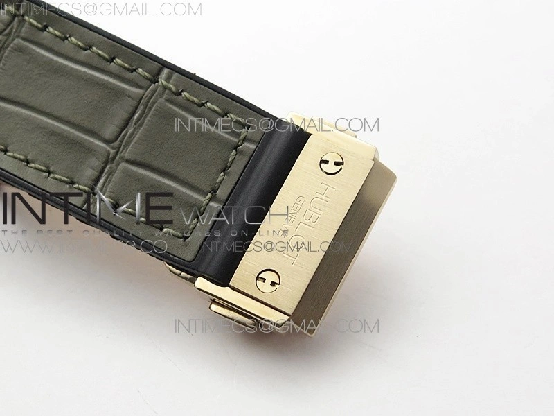 Classic Fusion 42mm RG Paved Diamonds Bezel B50F Gray Dial On Gray Gummy Strap A2892