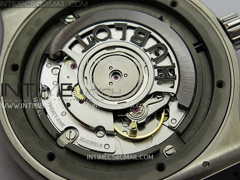 Classic Fusion 42mm Titanium JJZF 1:1 V2 Best Edition Black Dial On Black Gummy Strap