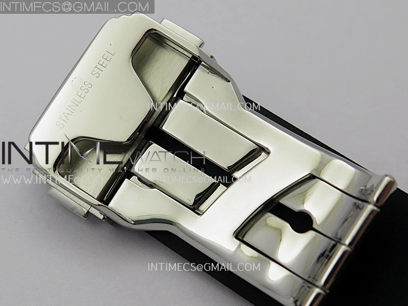 Classic Fusion 42mm Titanium JJZF 1:1 V2 Best Edition Gray Dial On Black Rubber Strap