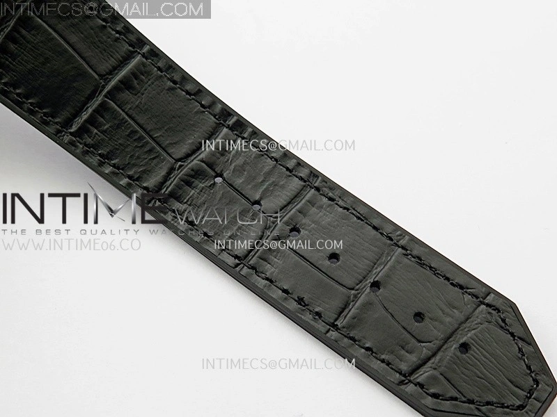 Classic Fusion 42mm Titanium JJZF 1:1 V2 Best Edition White Dial On Black Gummy Strap