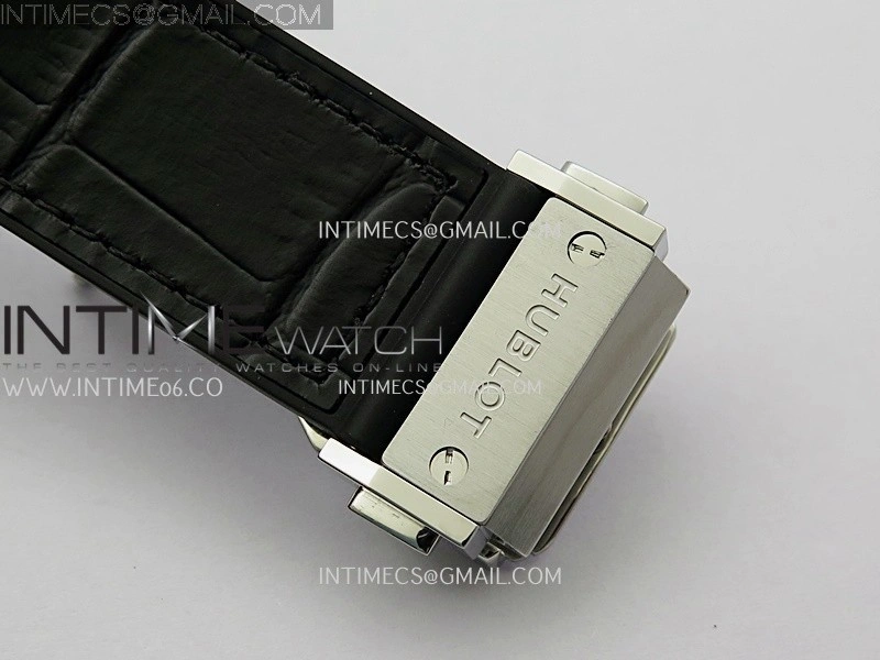 Classic Fusion 42mm Titanium JJZF 1:1 V2 Best Edition White Dial On Black Gummy Strap