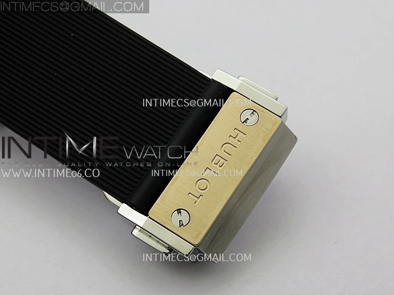 Classic Fusion 42mm Titanium RG JJZF 1:1 Best Edition Black Dial On Black Rubber Strap