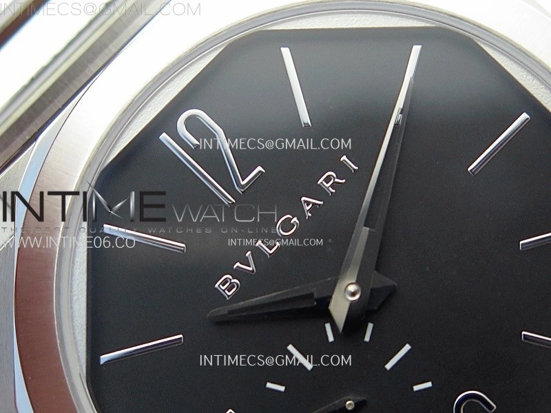 Octo Finissimo SS BVF 1:1 Best Edition Black Dial on SS Bracelet Asian Micro Rotor Movement