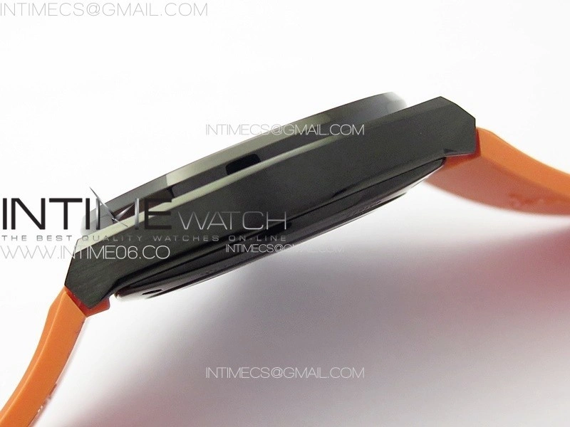 Defy Classic PVD LF 1:1 Best Edition Skeleton Orange Dial on Orange Rubber Strap A2892 V2