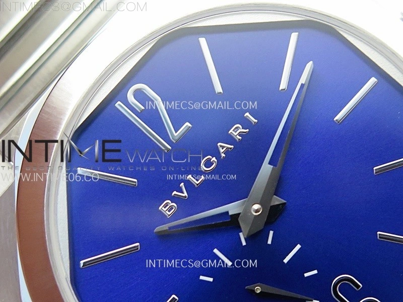 Octo Finissimo SS BVF 1:1 Best Edition Blue Dial on SS Bracelet Asian Micro Rotor Movement