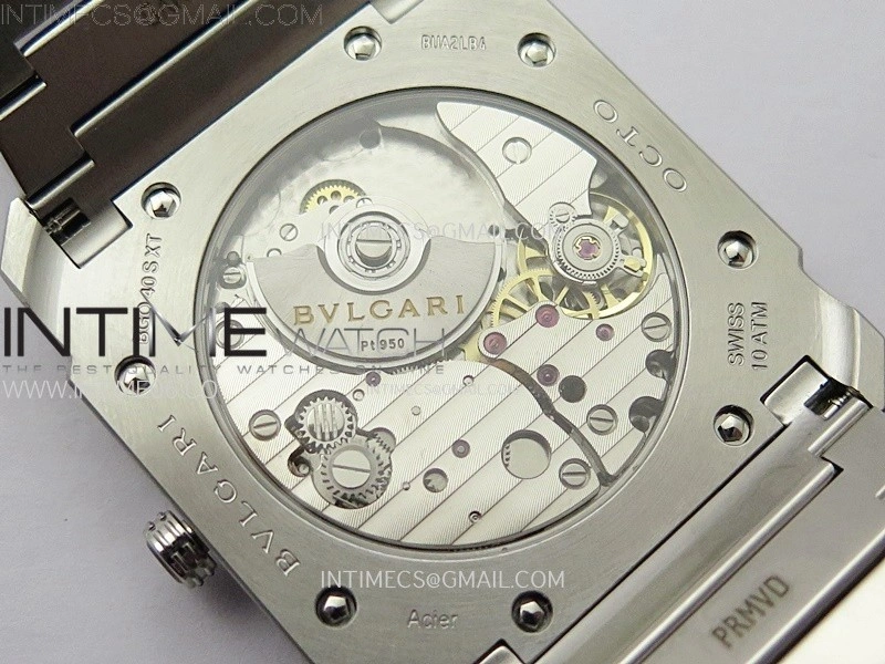 Octo Finissimo SS BVF 1:1 Best Edition Blue Dial on SS Bracelet Asian Micro Rotor Movement