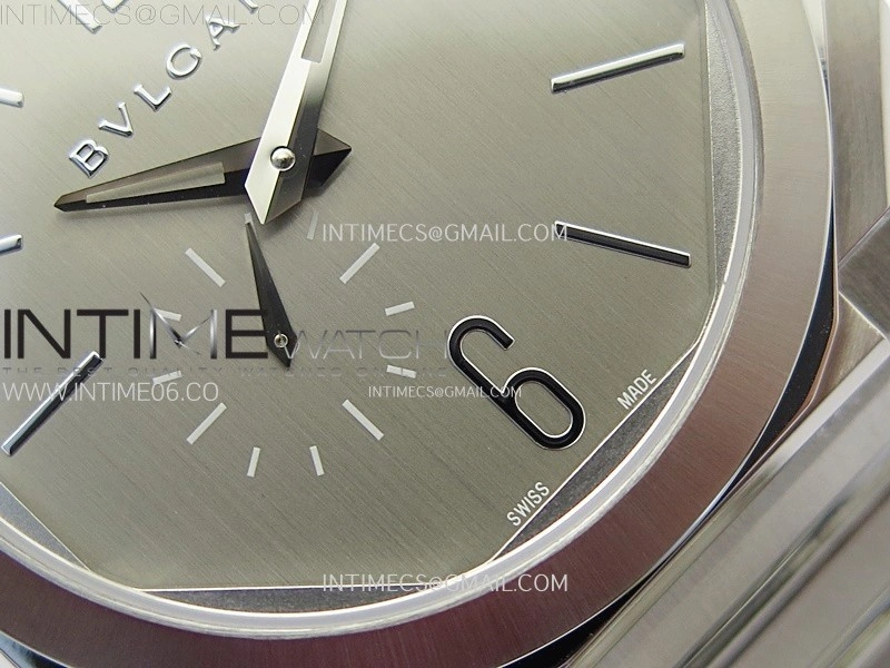 Octo Finissimo SS BVF 1:1 Best Edition Gray Dial on SS Bracelet Asian Micro Rotor Movement