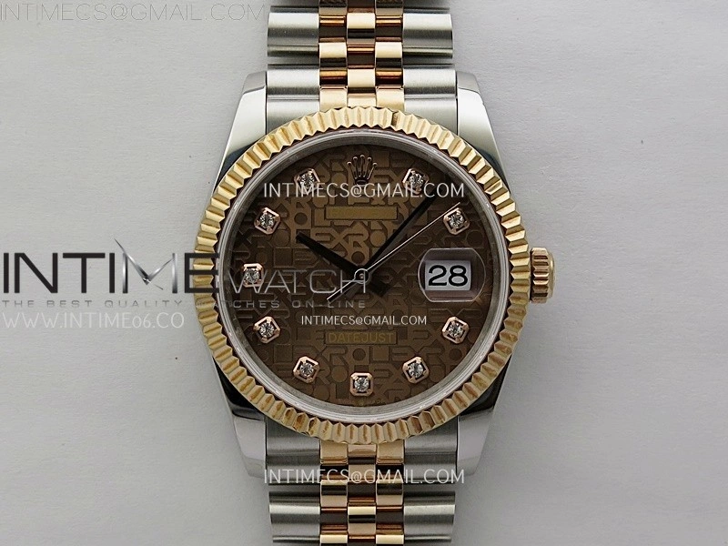 DateJust 126231 904L SS RG JDF 1:1 Best Edition RG Jubilee Dial on Jubilee SS RG Bracelet