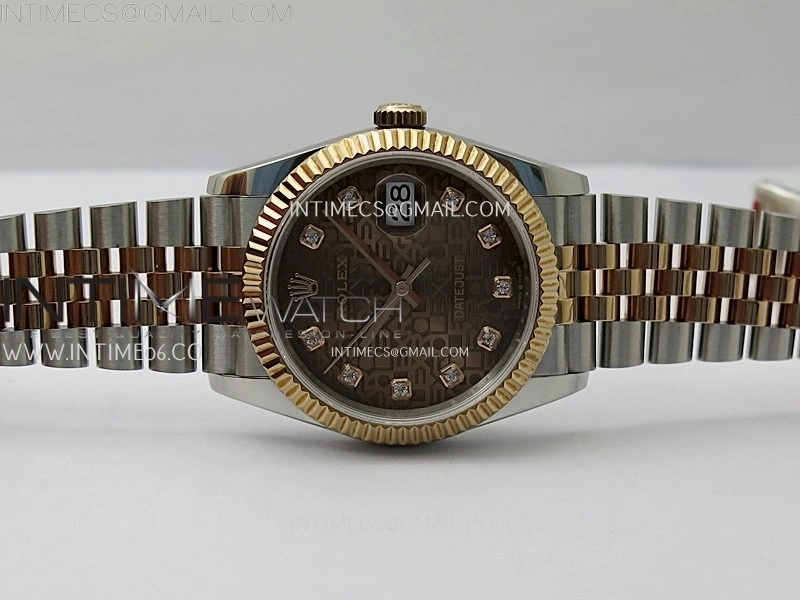 DateJust 126231 904L SS RG JDF 1:1 Best Edition RG Jubilee Dial on Jubilee SS RG Bracelet