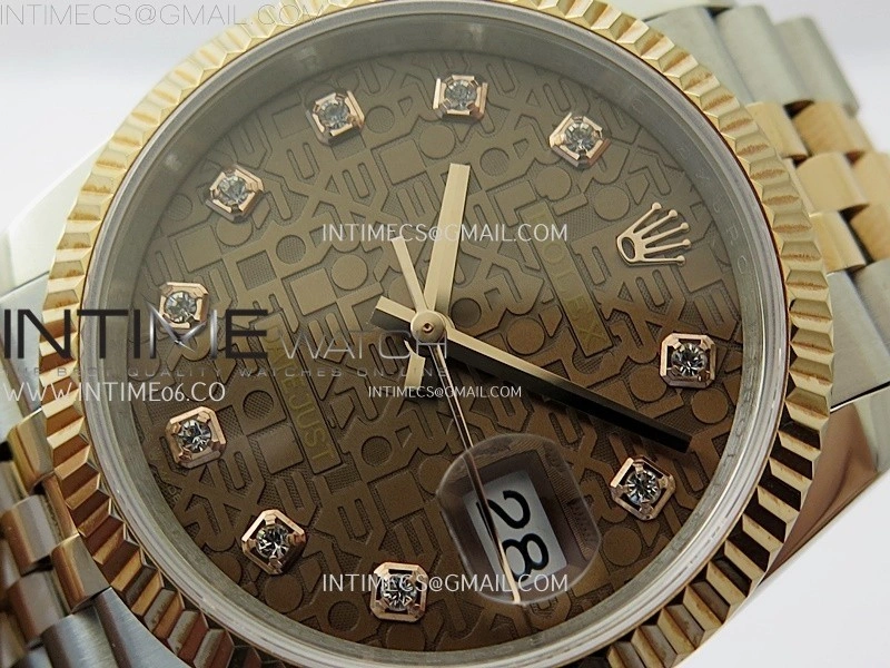 DateJust 126231 904L SS RG JDF 1:1 Best Edition RG Jubilee Dial on Jubilee SS RG Bracelet