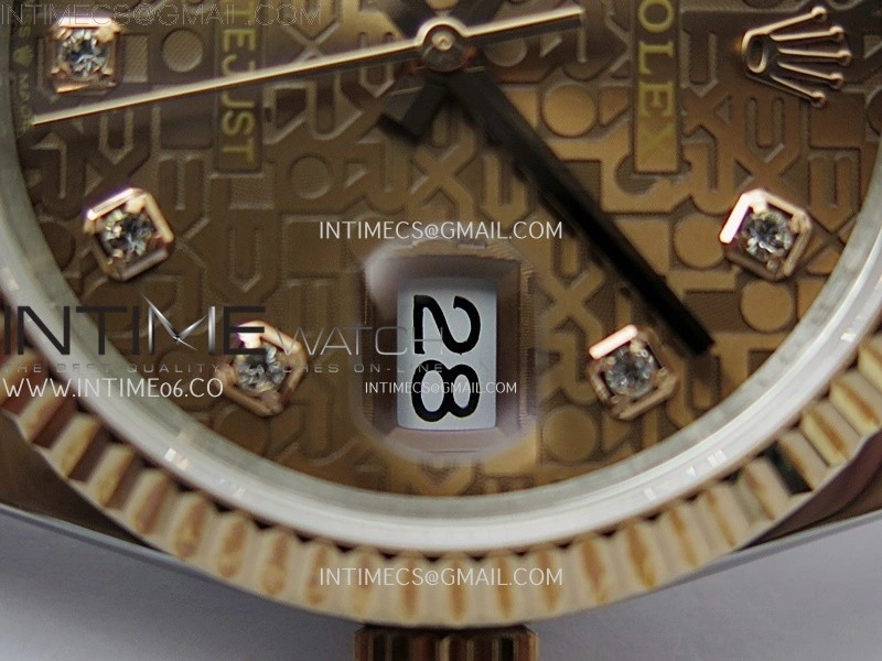 DateJust 126231 904L SS RG JDF 1:1 Best Edition RG Jubilee Dial on Jubilee SS RG Bracelet