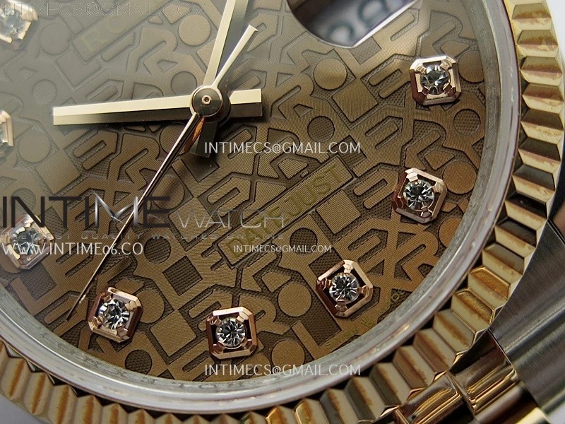 DateJust 126231 904L SS RG JDF 1:1 Best Edition RG Jubilee Dial on Jubilee SS RG Bracelet