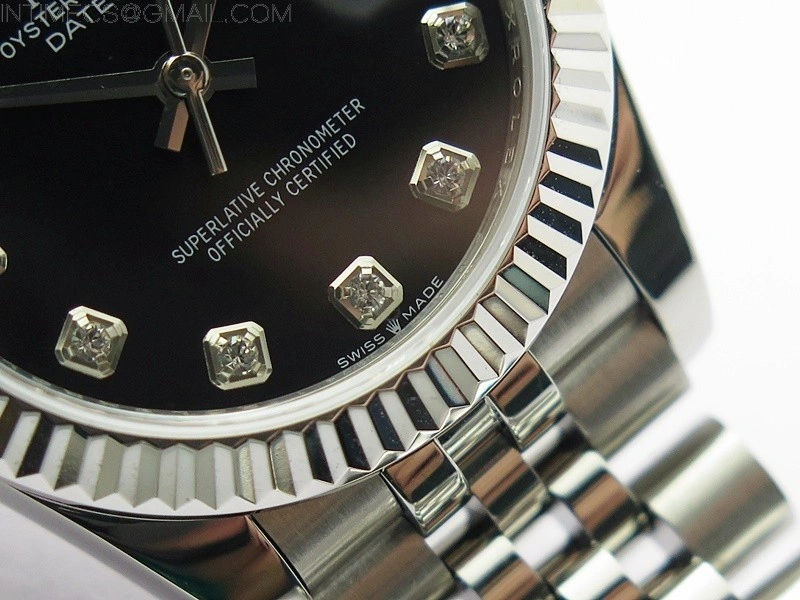 Datejust 31mm 278271 SS BP Best Edition Black Crystal Markers Dial on Jubilee Bracelet