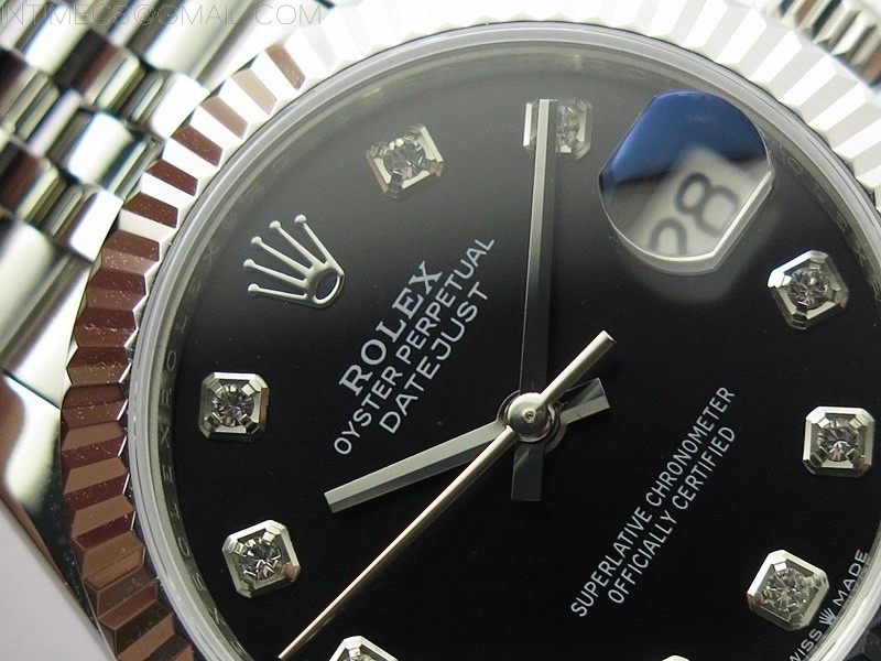 Datejust 31mm 278271 SS BP Best Edition Black Crystal Markers Dial on Jubilee Bracelet