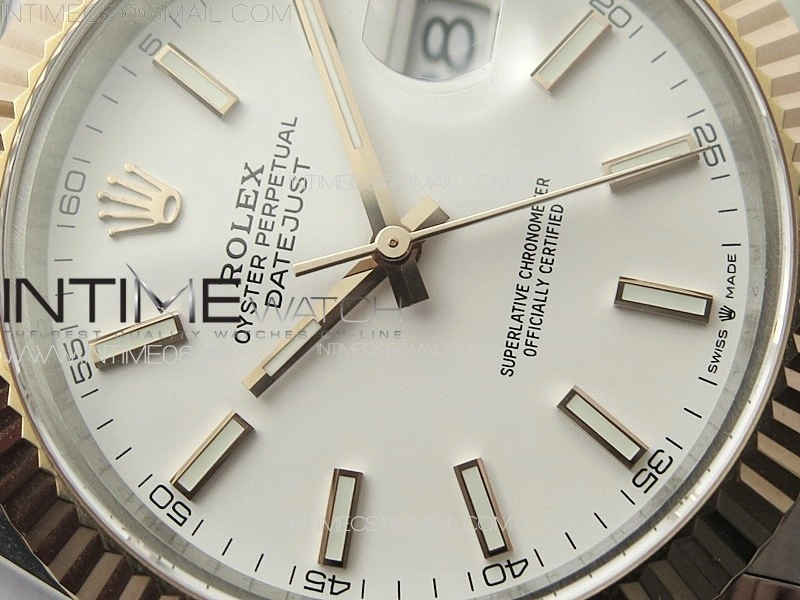DateJust 41 126331 904L SS RG GMF 1:1 Best Edition White Dial On Jubilee Bracelet VR3235