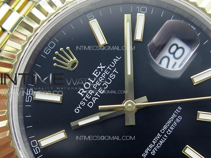 DateJust 41 126333 904L SS YG GMF 1:1 Best Edition Black Dial On Jubilee Bracelet VR3235