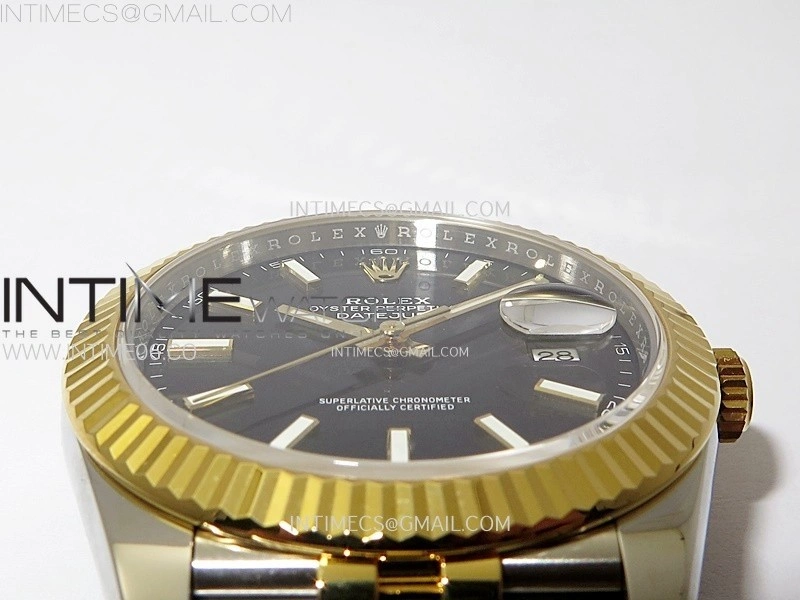 DateJust 41 126333 904L SS YG VSF 1:1 Best Edition Black Dial on Jubilee Bracelet VS3235