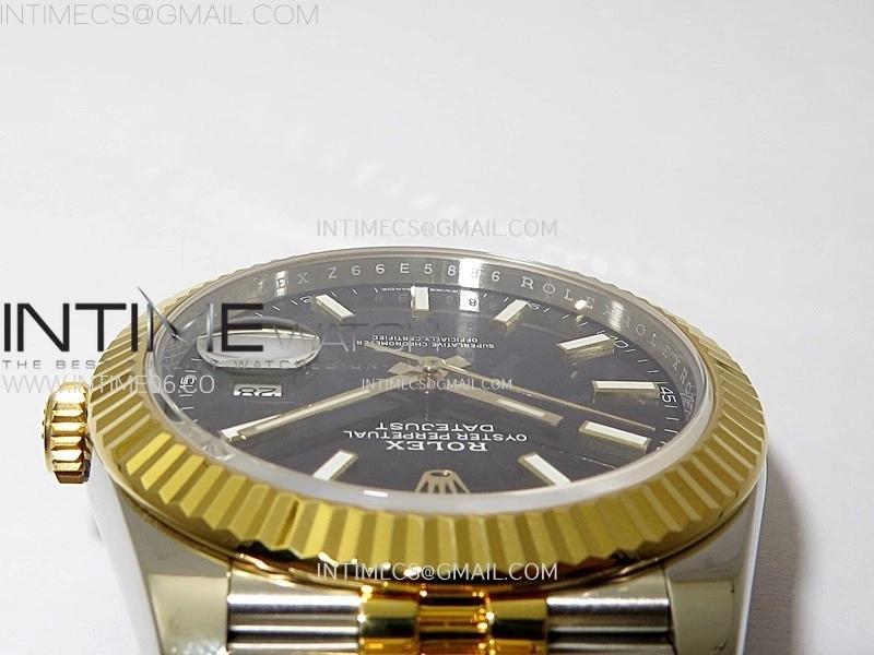 DateJust 41 126333 904L SS YG VSF 1:1 Best Edition Black Dial on Jubilee Bracelet VS3235