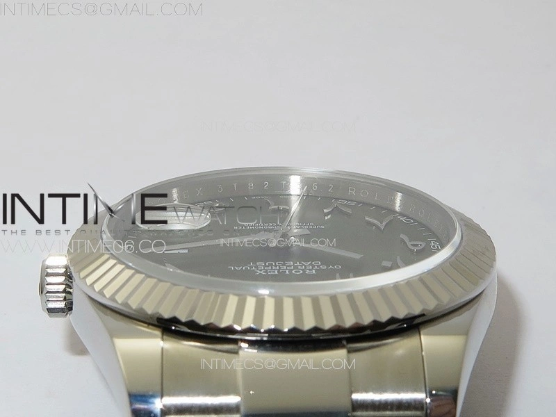 DateJust 41 126334 SS GMF 1:1 Best Edition Green Dial Arabic Markers on Oyster Bracelet