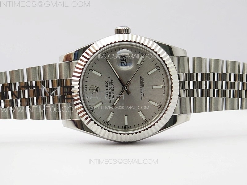 DateJust 41MM 126334 SS APSF 1:1 Best Edition Silver Dial on SS Jubilee Bracelet SA3235