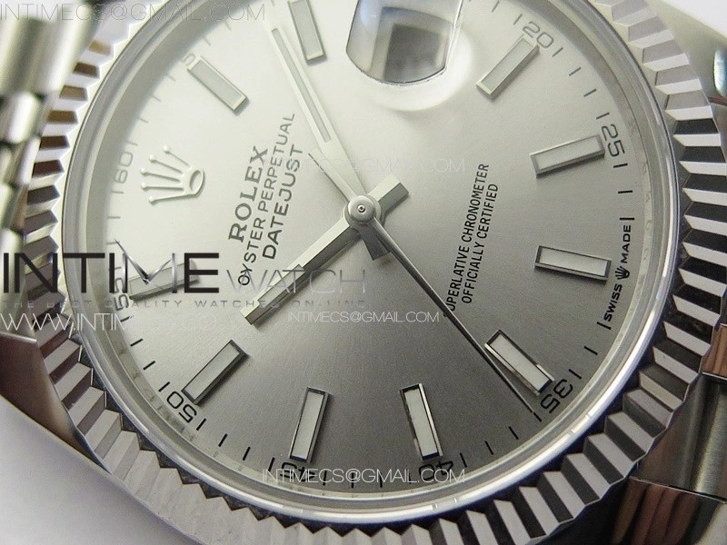 DateJust 41MM 126334 SS APSF 1:1 Best Edition Silver Dial on SS Jubilee Bracelet SA3235