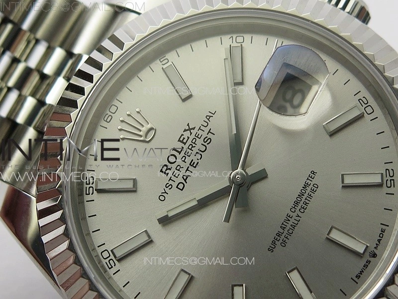 DateJust 41MM 126334 SS APSF 1:1 Best Edition Silver Dial on SS Jubilee Bracelet SA3235