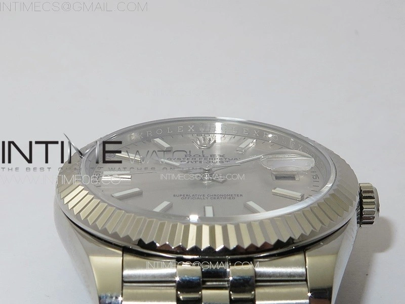DateJust 41MM 126334 SS APSF 1:1 Best Edition Silver Dial on SS Jubilee Bracelet SA3235