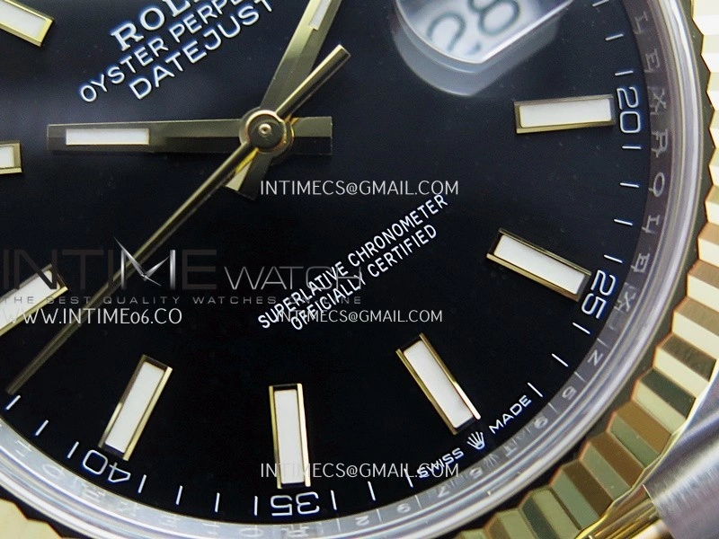 DateJust 41mm 126331 904 SS YG VF 1:1 Black Dial Stick Marker On Jubilee Bracelet DD3235