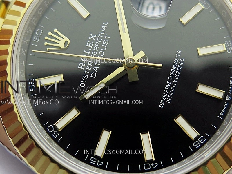 DateJust 41mm 126331 904 SS YG VF 1:1 Black Dial Stick Marker On Jubilee Bracelet DD3235