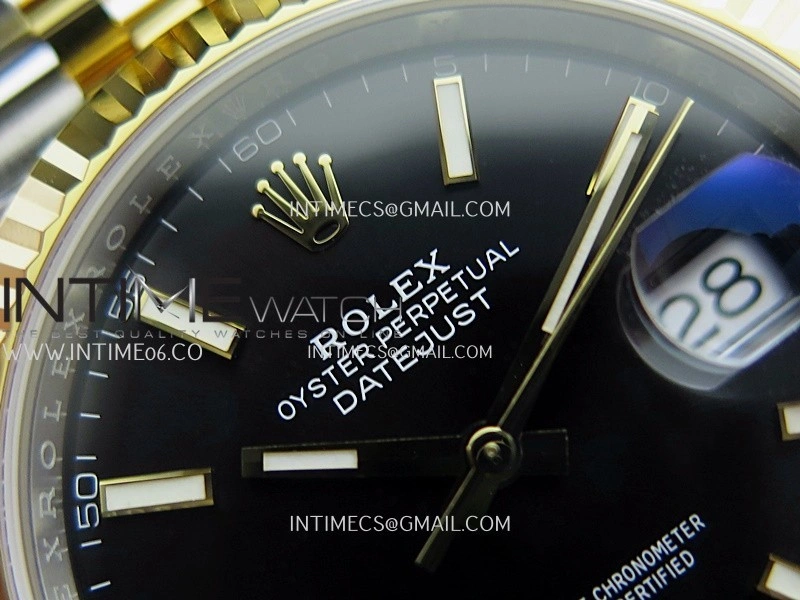 DateJust 41mm 126331 904 SS YG VF 1:1 Black Dial Stick Marker On Jubilee Bracelet DD3235