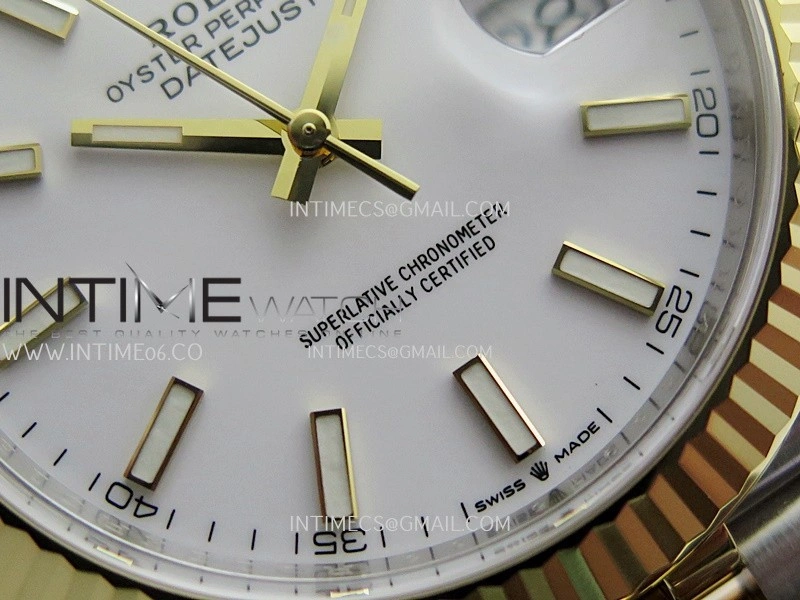 DateJust 41mm 126331 904 SS YG VF 1:1 White Dial Stick Marker On Jubilee Bracelet DD3235