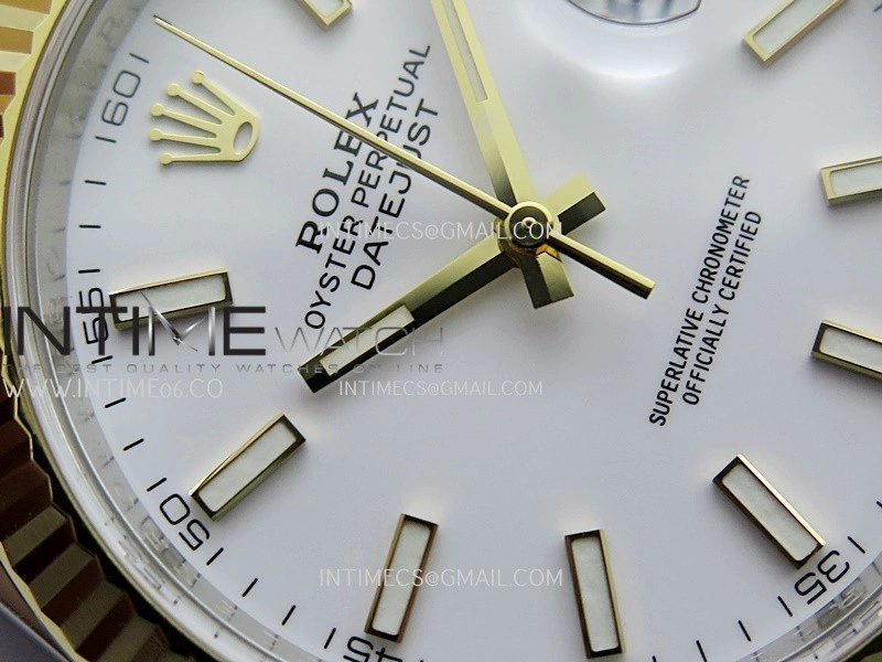 DateJust 41mm 126331 904 SS YG VF 1:1 White Dial Stick Marker On Jubilee Bracelet DD3235