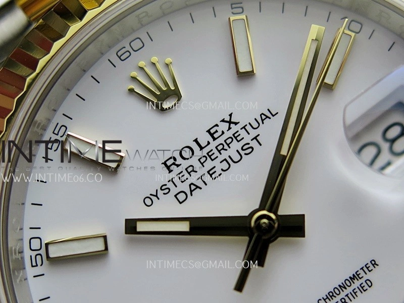 DateJust 41mm 126331 904 SS YG VF 1:1 White Dial Stick Marker On Jubilee Bracelet DD3235