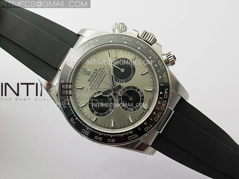 Daytona 126519 Gain Weight VSF 1:1 Best Edition SS Color Dial Black Subdial Sticks Markers on Oysterflex Strap DD4131